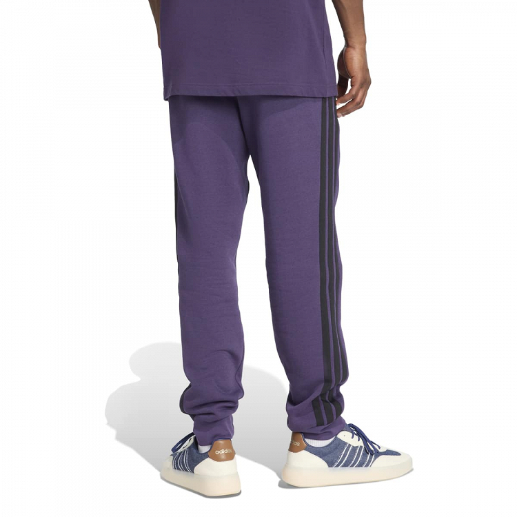 ESSENTIALS THREE STRIPES FLEECE PANTS