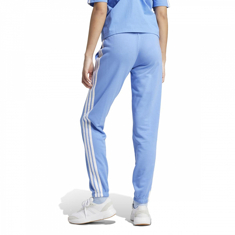 ESSENTIALS 3-STRIPES FRENCH TERRY CUFFED PANTS