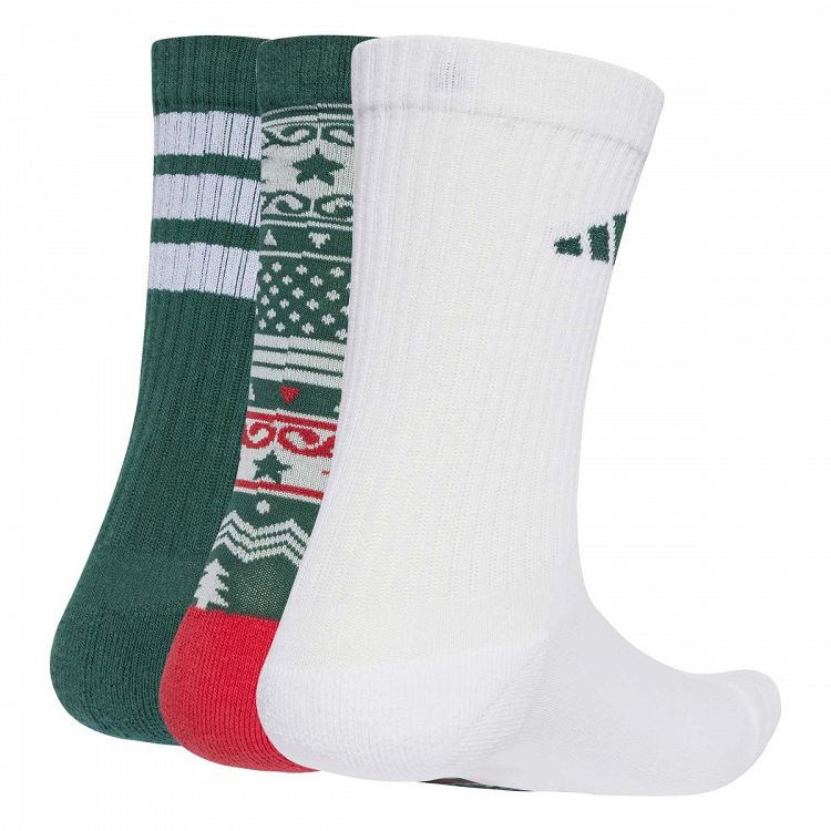 adidas CHRISTMAS GRAPHIC CREW SOCK 3PAIR PACK
