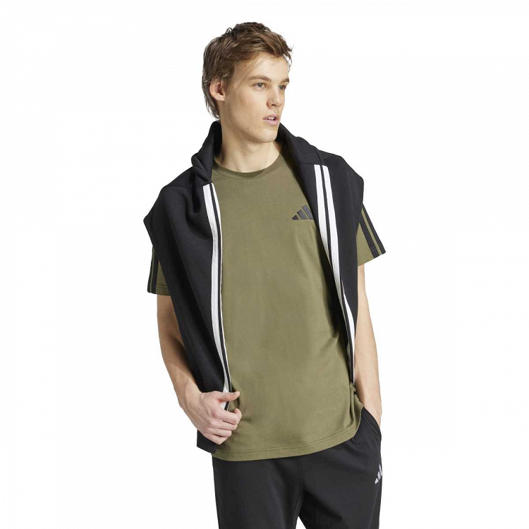 ADIDAS MEN 3-STRIPES T-SHIRT