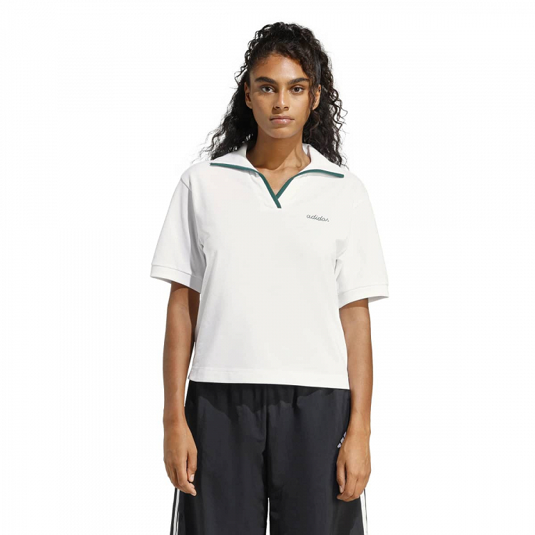 Seasonal Essentials Colorpop Polo with Embroidered Graphic