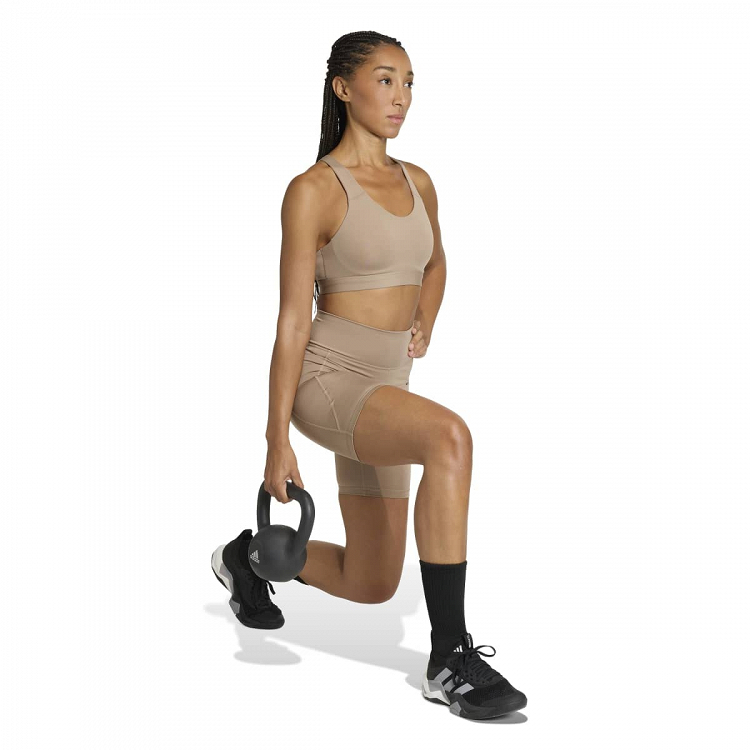 adidas Optime Essentials Stash Pocket 7inch Short Leggings