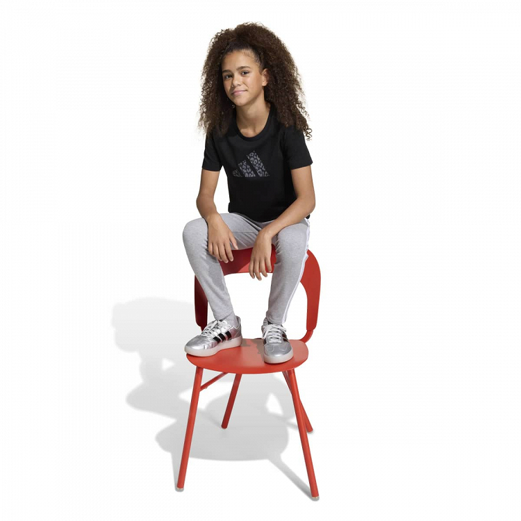 JUNIOR GIRLS ANIMAL PRINT GRAPHIC TEE