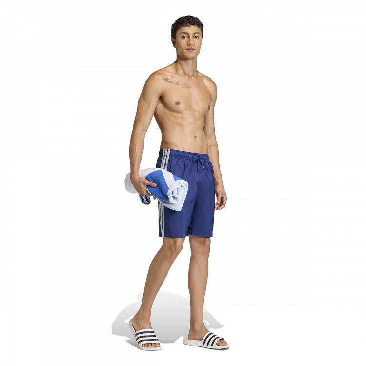 3 STRIPES SWIM SHORTS 8 INCH