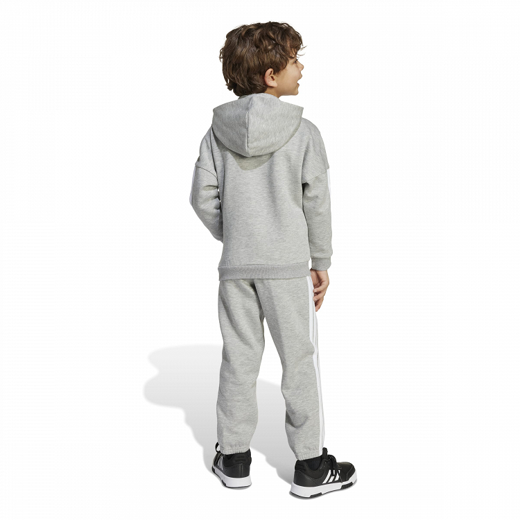 ADIDAS LITTLE KIDS 3 STRIPES ESSENTIALS FLEECE TRACKSUIT