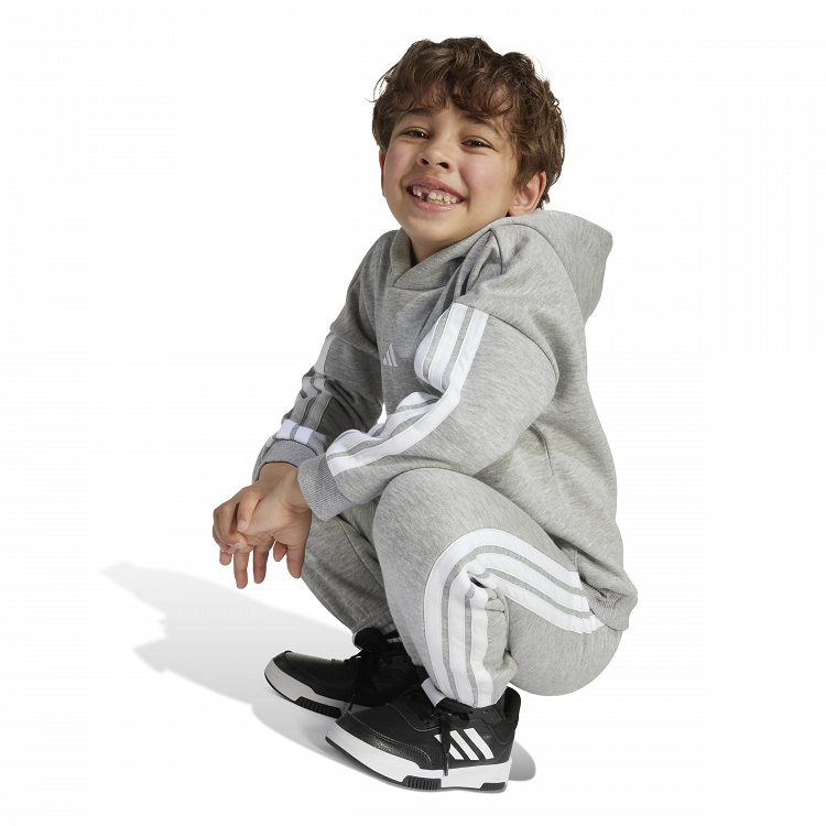 ADIDAS LITTLE KIDS 3 STRIPES ESSENTIALS FLEECE TRACKSUIT
