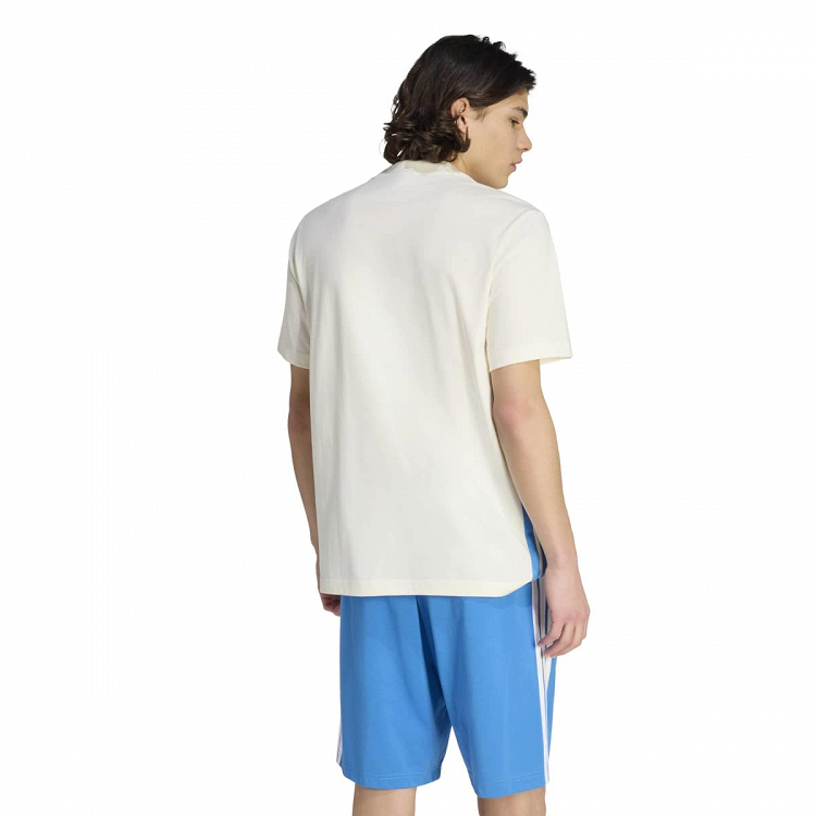 ESSENTIALS THREE STRIPES SINGLE JERSEY TEE