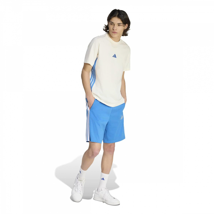 ESSENTIALS THREE STRIPES SINGLE JERSEY TEE