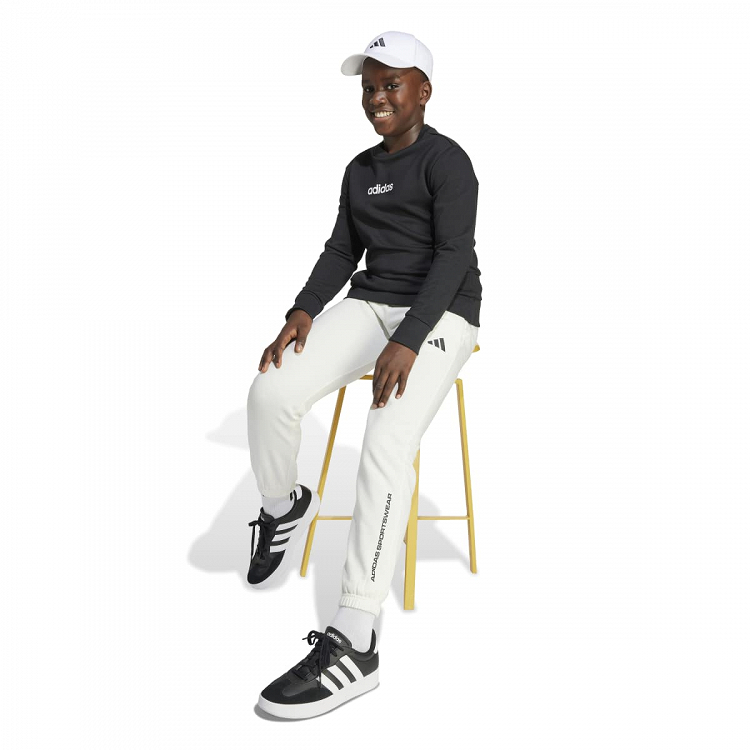 ADIDAS BOYS SLOGAN FLEECE PANTS