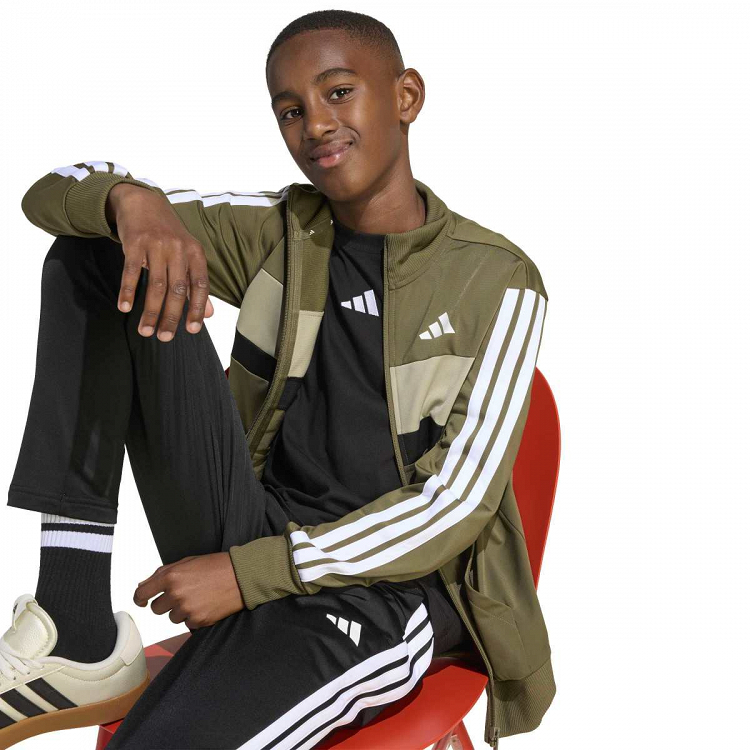 SEASONAL ESSENTIALS TIBERIO 3 STRIPES  TRICOT TRACKSUIT