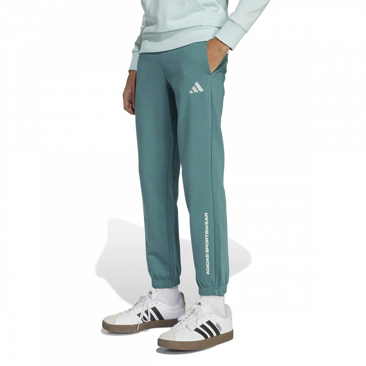 ADIDAS BOYS SLOGAN FLEECE PANTS