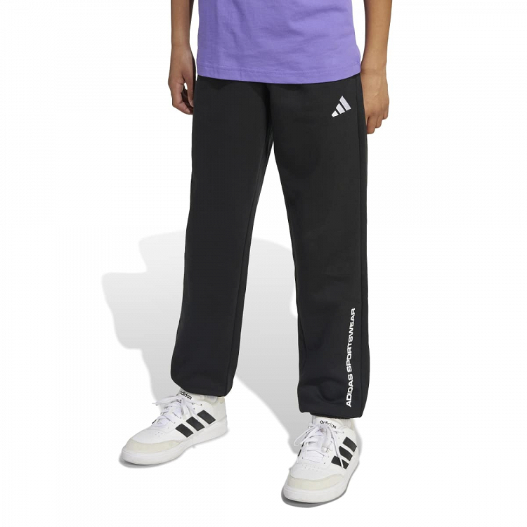 ADIDAS BOYS SLOGAN FLEECE PANTS