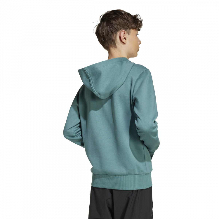 ADIDAS BOYS SLOGAN FLEECE HOODIE