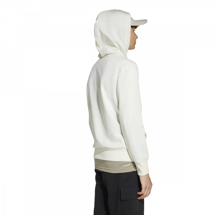 ADIDAS BOYS SLOGAN FLEECE HOODIE