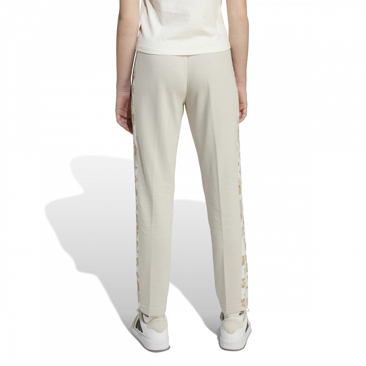 ADIDAS GIRLS 3-STRIPES ANIMAL FRENCH TERRY PANTS