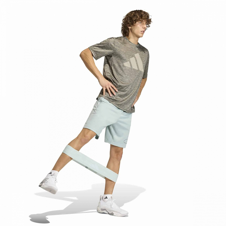 WORKOUT ESSENTIALS BASE PIQUE BIG LOGO SHORT