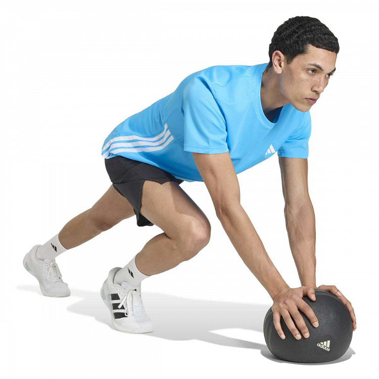 WORKOUT ESSENTIALS BASE 3-STRIPES T-SHIRT