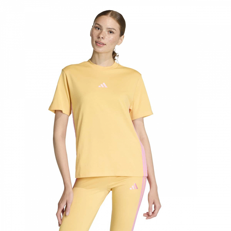 ESSENTIALS 3-STRIPES COTTON T-SHIRT