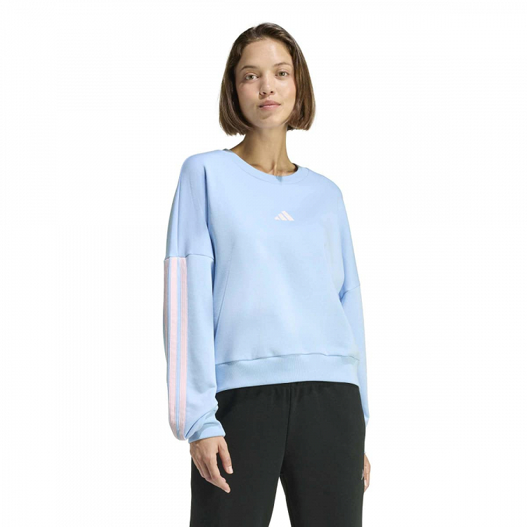 ESSENTIALS 3-STRIPES FRENCH TERRY SWEATSHIRT