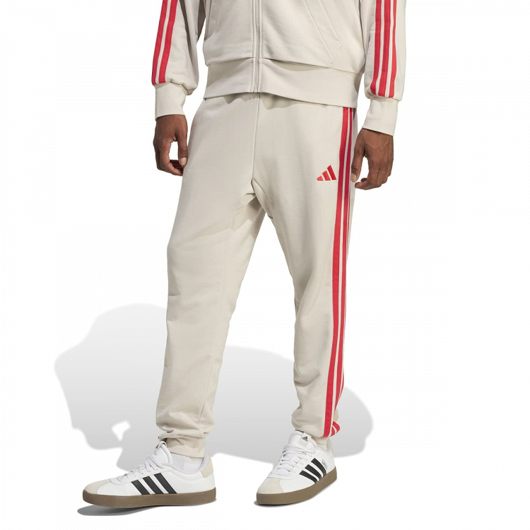 ESSENTIALS THREE STRIPES FRENCH TERRY PANTS