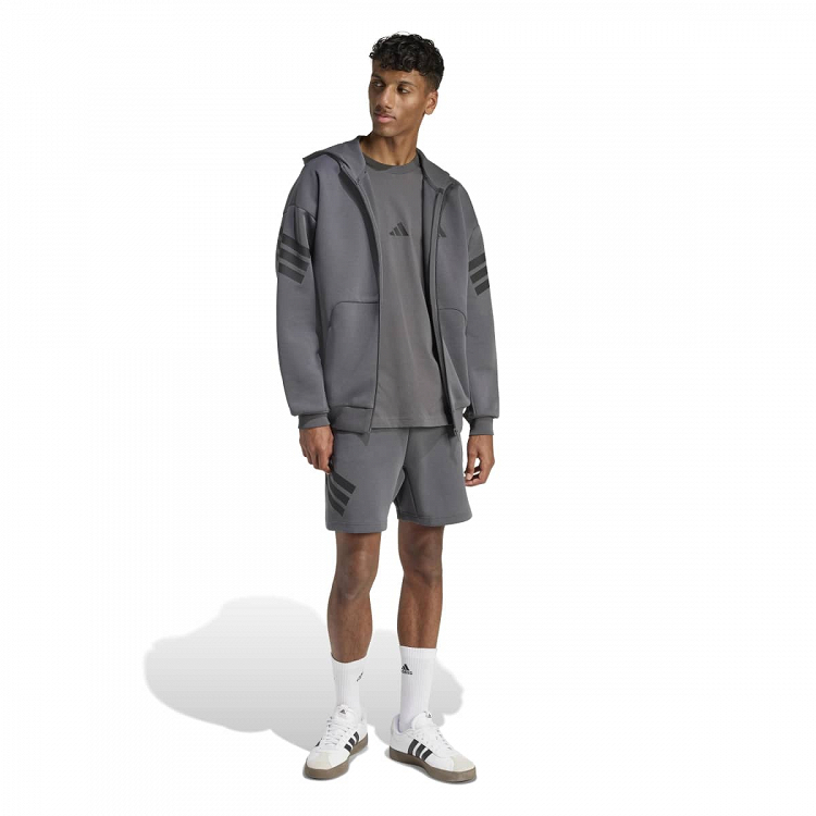 FUTURE ICONS THREE STRIPES FULL-ZIP HOODIE