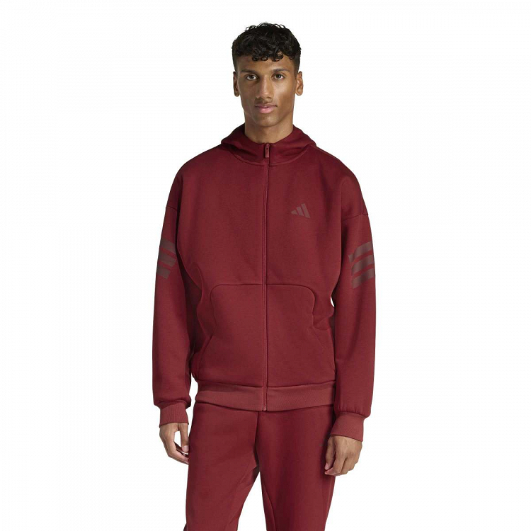 FUTURE ICONS THREE STRIPES FULL-ZIP HOODIE
