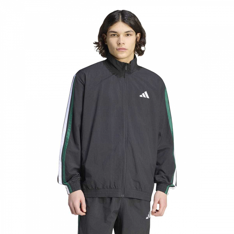 ESSENTIALS 3 STRIPES WOVEN TRACKTOP