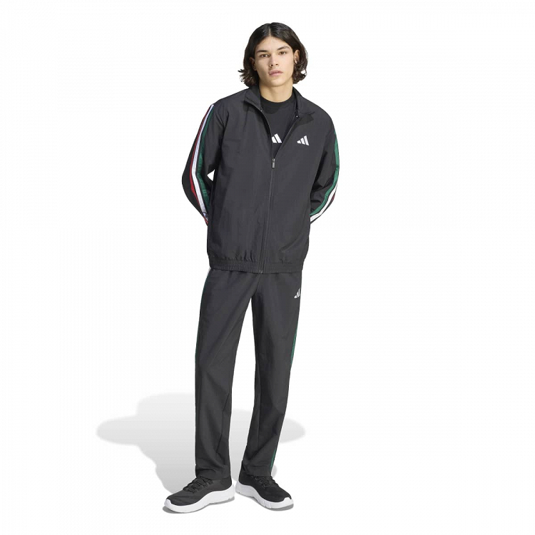ESSENTIALS 3 STRIPES WOVEN TRACKTOP