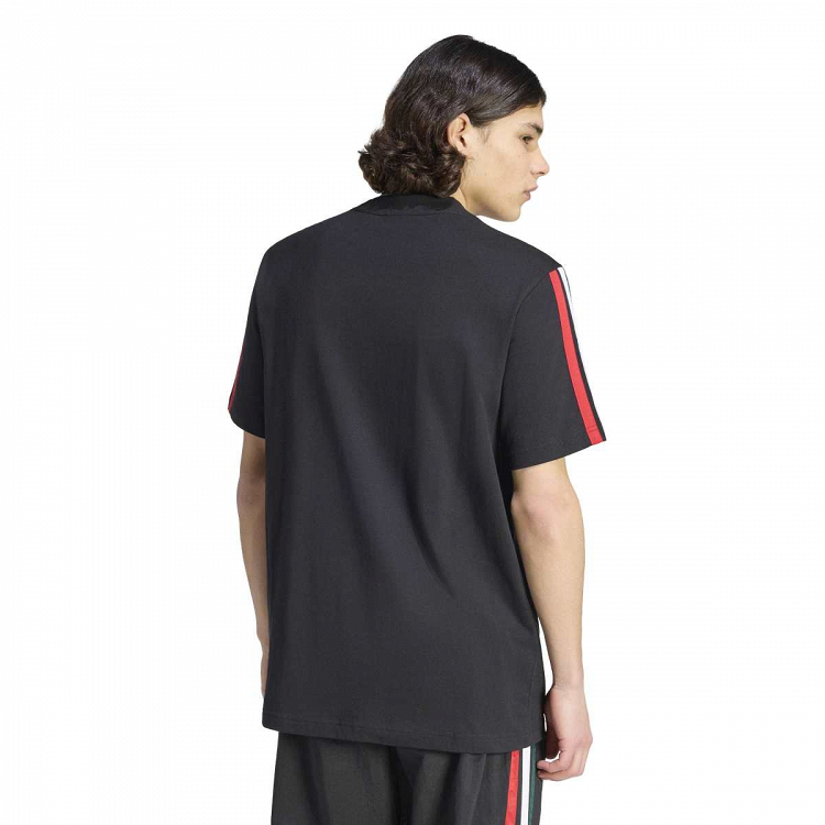 ESSENTIALS THREE STRIPES SINGLE JERSEY TEE
