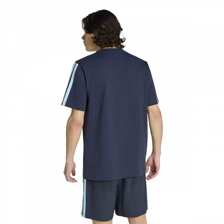 ESSENTIALS THREE STRIPES SINGLE JERSEY TEE