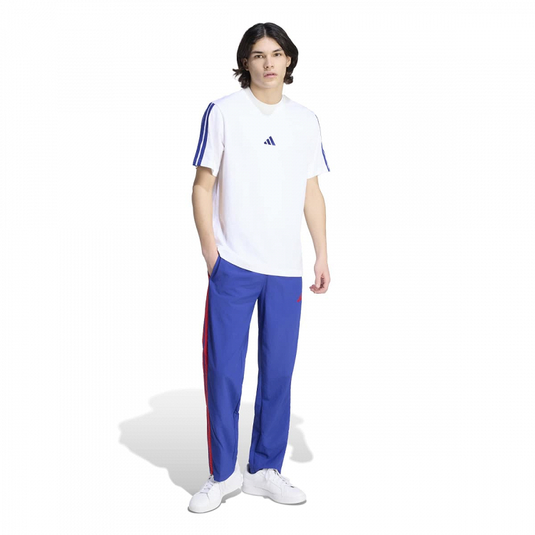 ESSENTIALS THREE STRIPES SINGLE JERSEY TEE