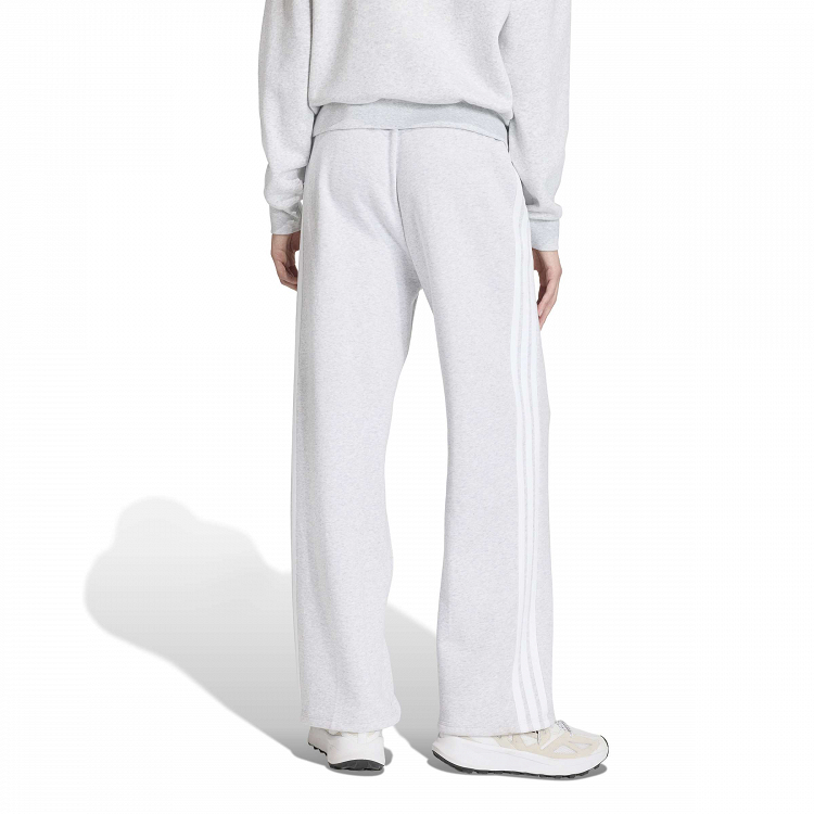 ESSENTIALS 3-STRIPES OPEN HEM FLEECE PANTS