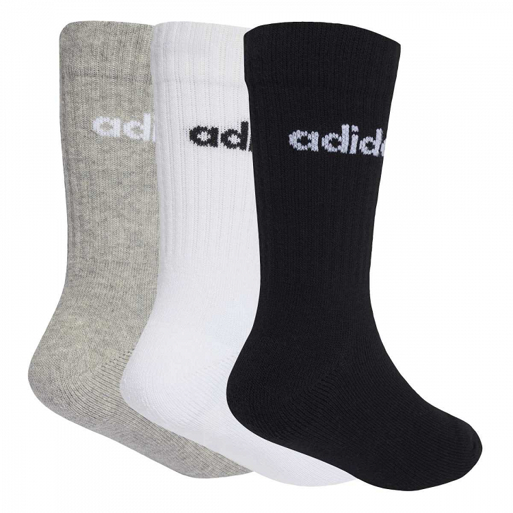 LINEAR KIDS CREW 3 PAIRS PER PACK SOCKS