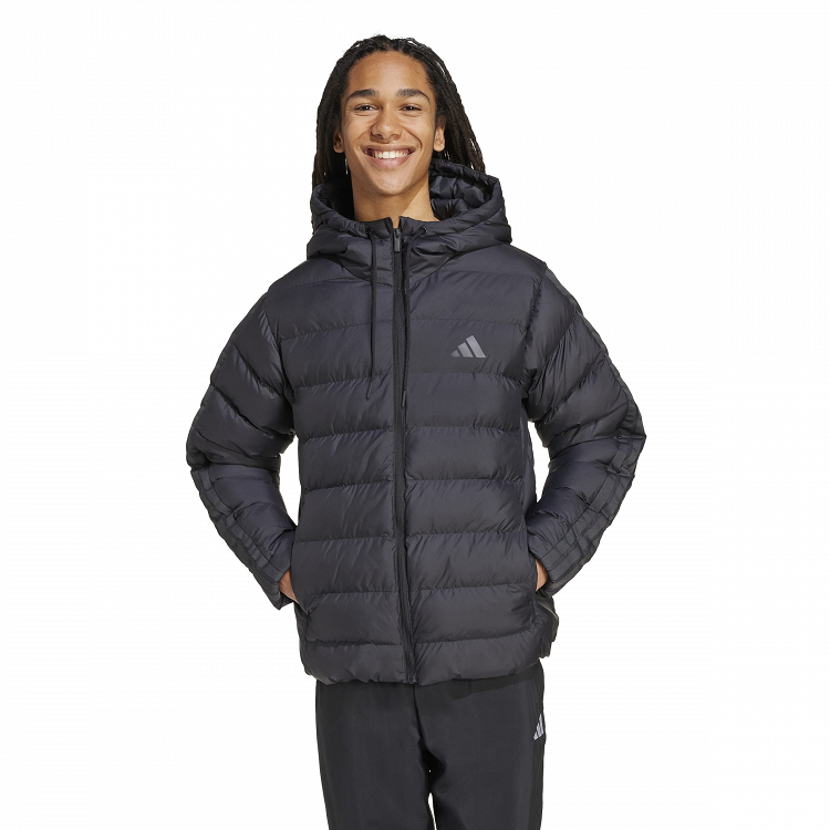 Essentials CLIMAWARM 3 Stripes Synthetic Down Jackets
