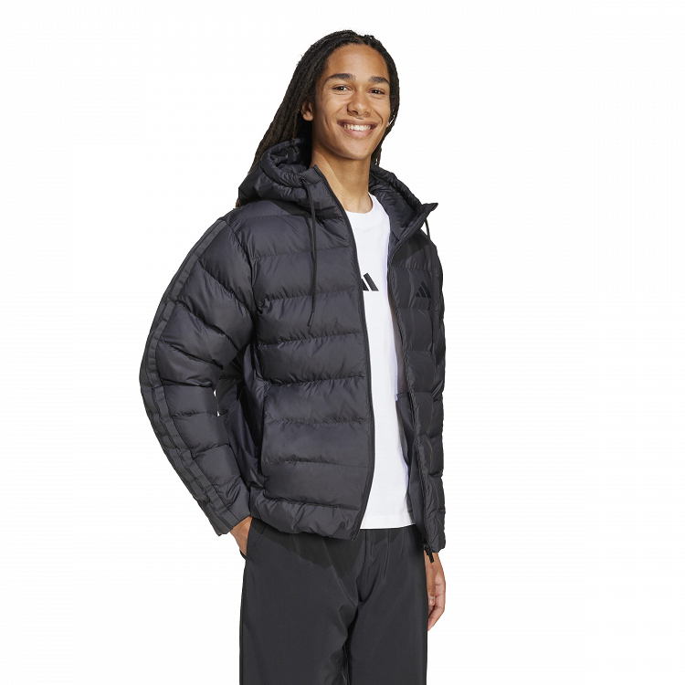 Essentials CLIMAWARM 3 Stripes Synthetic Down Jackets