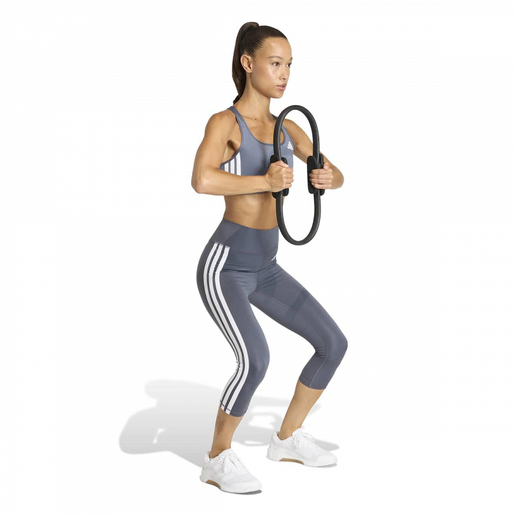 Optime Essentials Workout 3-Stripes 3/4 Leggings