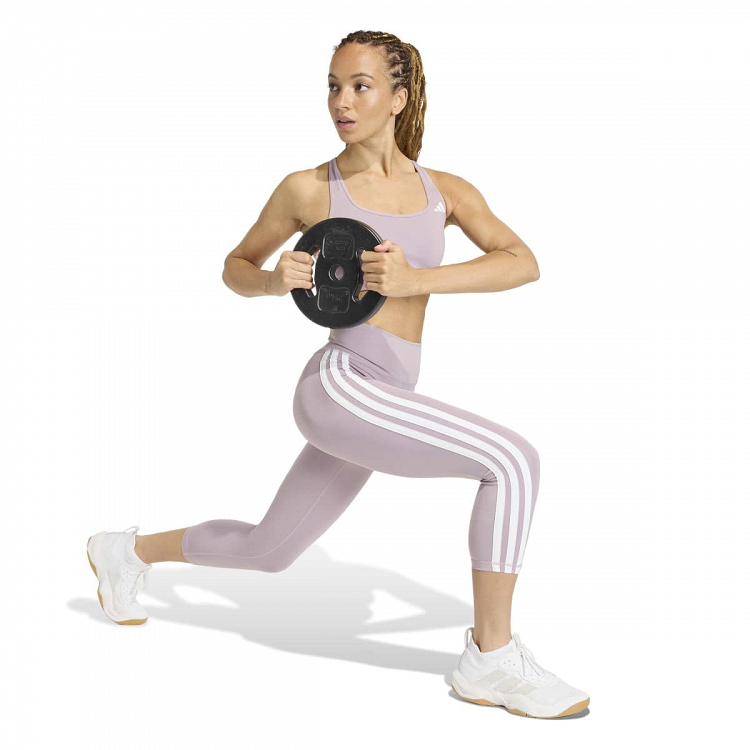 Optime Essentials Workout 3-Stripes 3/4 Leggings
