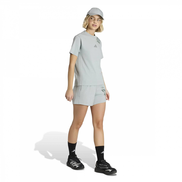 ESSENTIALS 3-STRIPES COTTON SHORTS