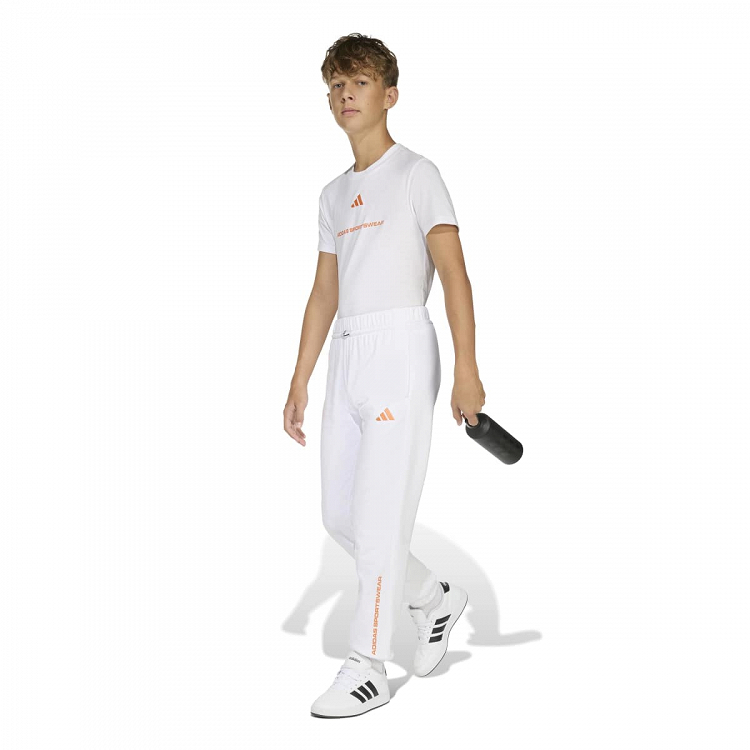 ADIDAS BOYS SLOGAN SINGLE JERSEY T-SHIRT