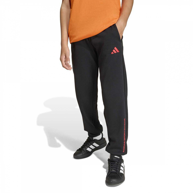 ADIDAS BOYS SLOGAN FLEECE PANTS