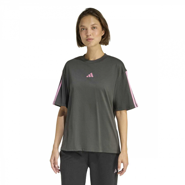 ESSENTIALS 3-STRIPES BOYFRIEND T-SHIRT