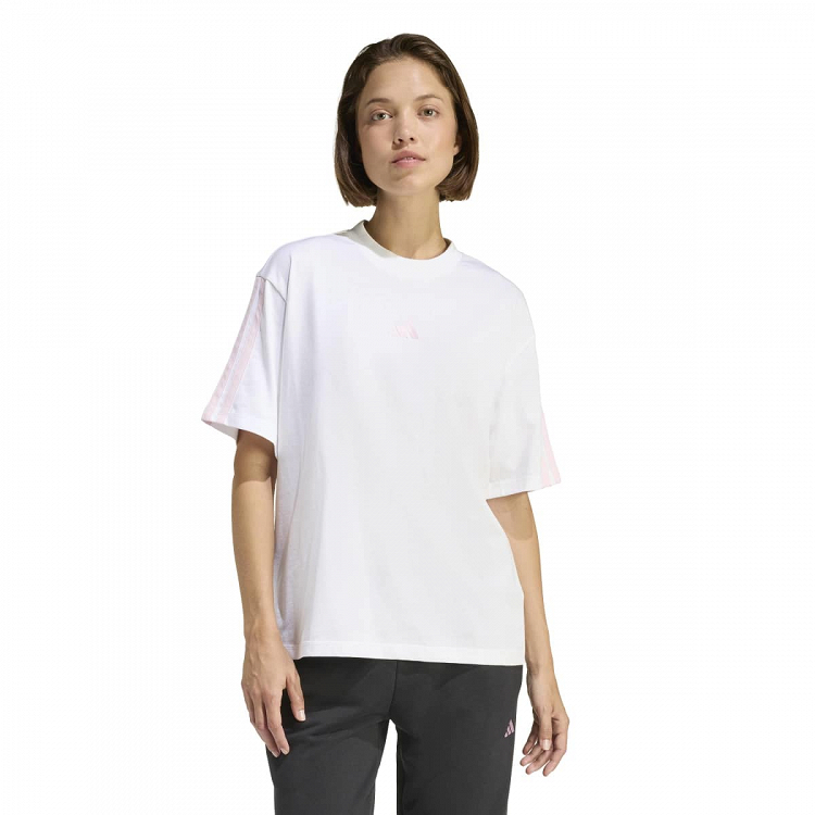 ESSENTIALS 3-STRIPES BOYFRIEND T-SHIRT