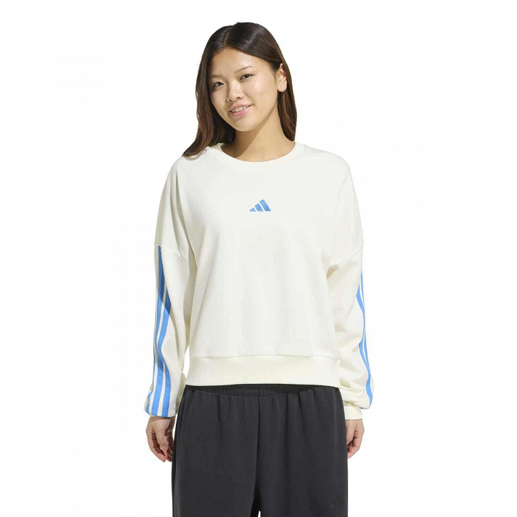 ESSENTIALS 3-STRIPES FRENCH TERRY SWEATSHIRT