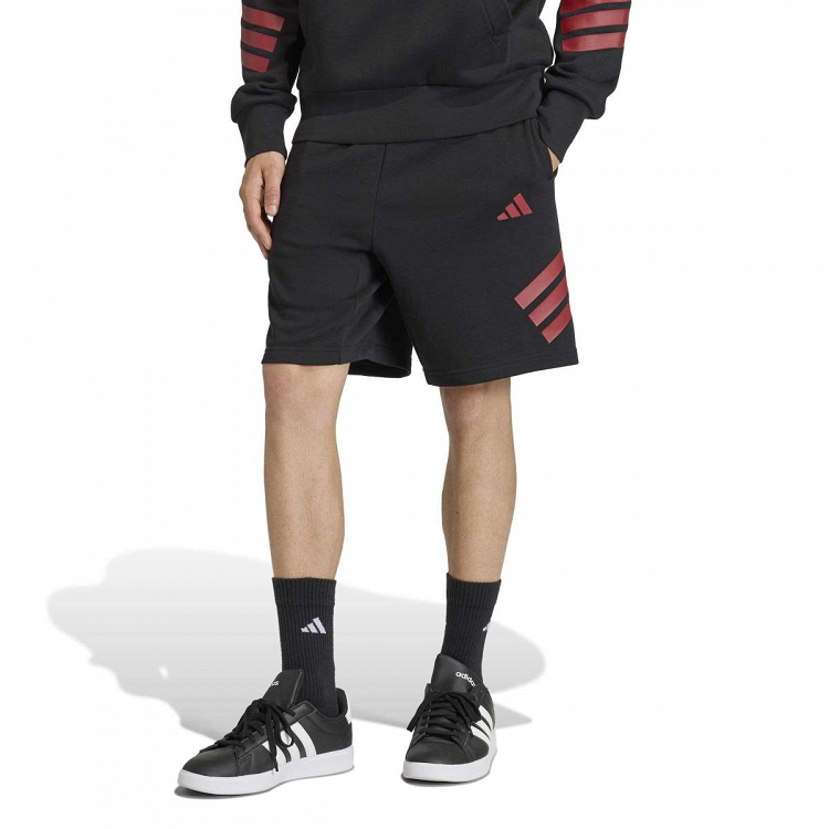 ADIDAS MEN 3-STRIPES FRENCH TERRY SHORTS