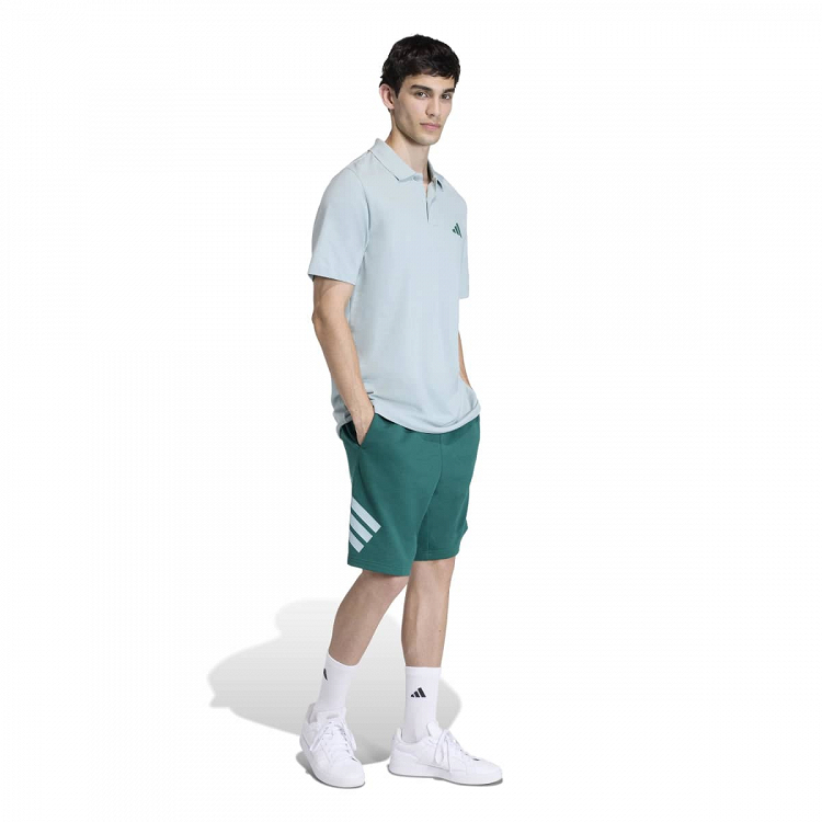 ADIDAS MEN 3-STRIPES FRENCH TERRY SHORTS