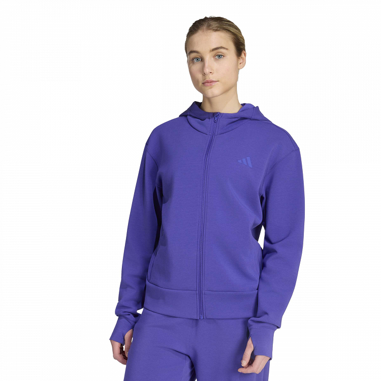 D4T Workout Full Zip Hooded Sweatshirt