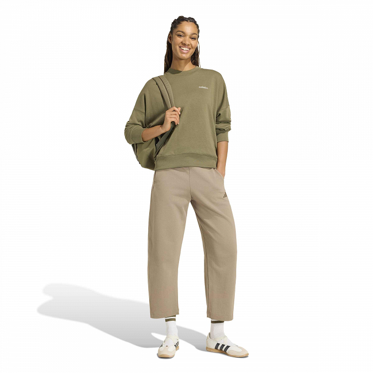 Seasonal Essentials Colorpop Sweatshirt with Embroidered Graphic