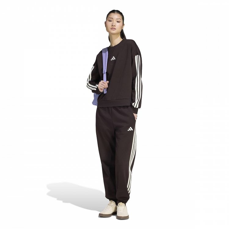 ESSENTIALS 3-STRIPES FLEECE SWEATSHIRT