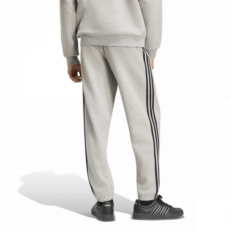 Essentials 3-Stripes Fleece Tapered Cuffed Pants