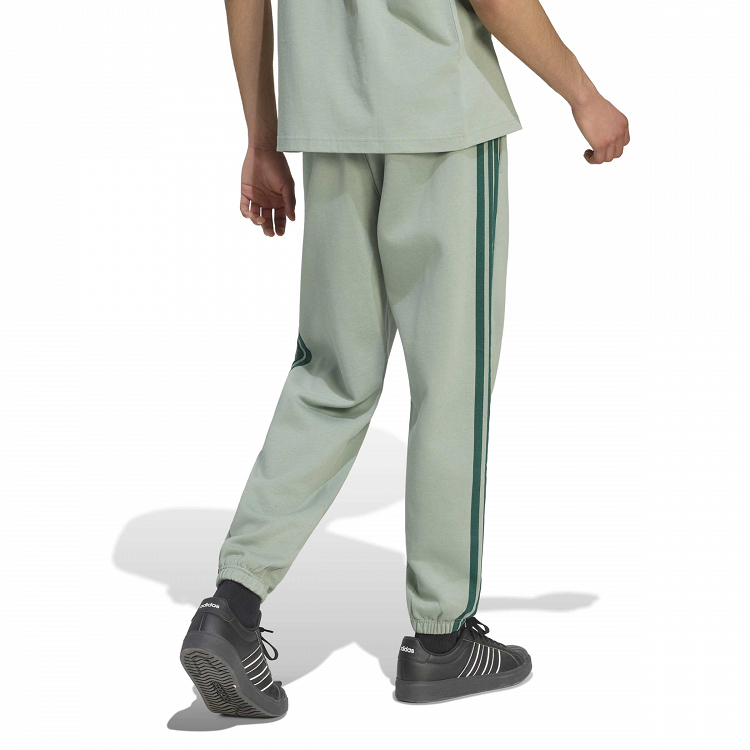 Essentials 3-Stripes Fleece Tapered Cuffed Pants